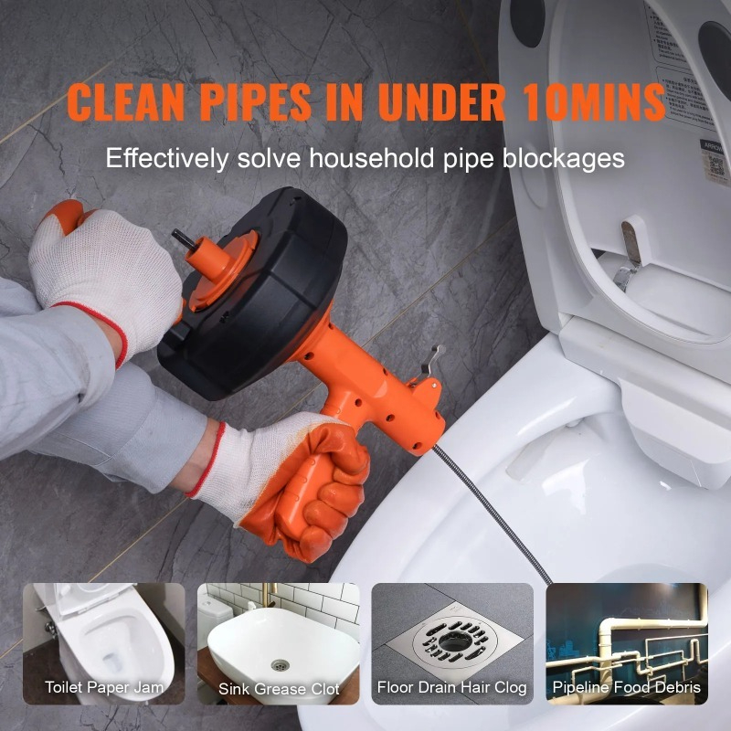 Drain Cleaner Machine 25FT Aut - đánh giá và giá Commercial Kitchen Youtube